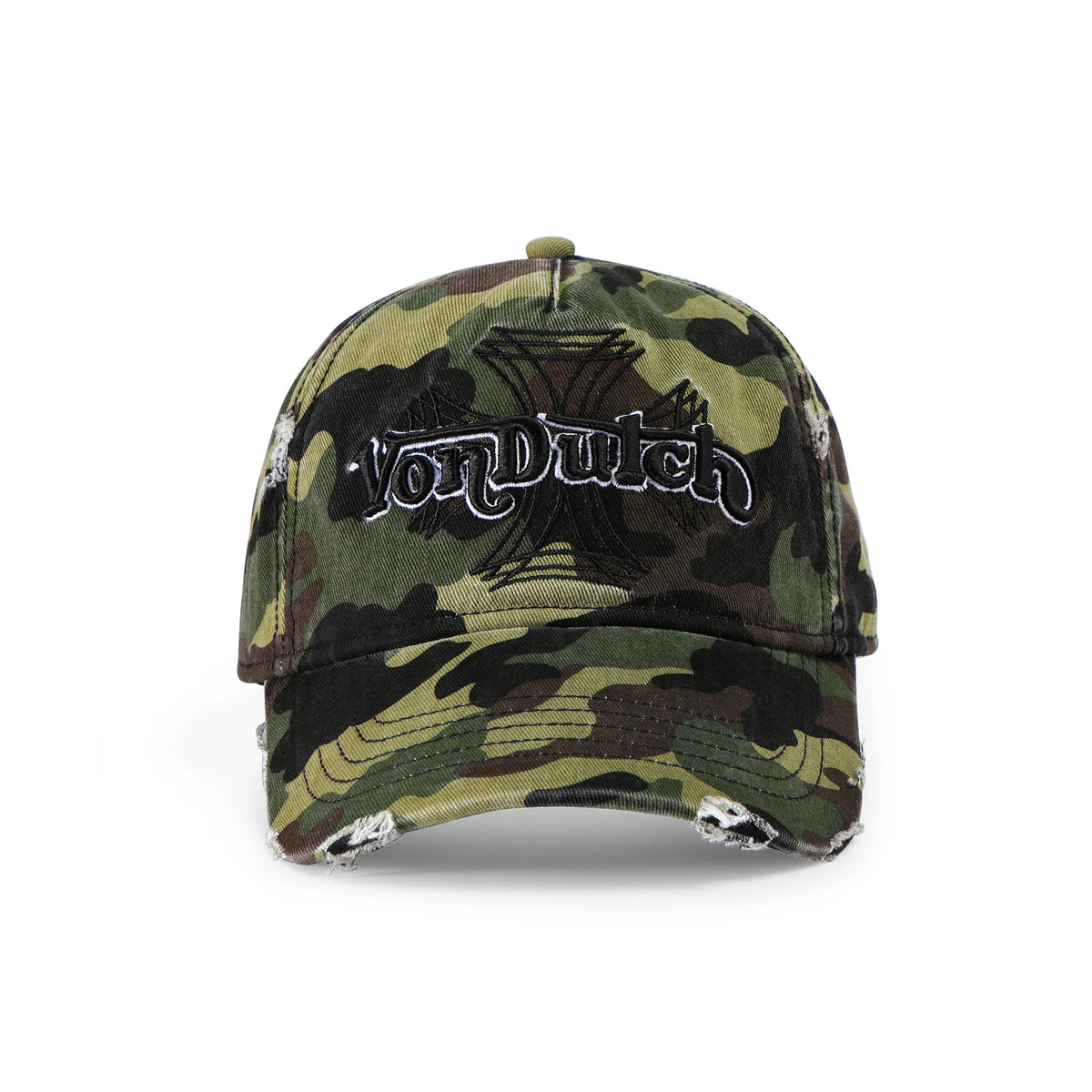 Von Dutch MotoCross Strapback Hat - Camo