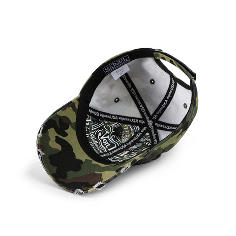 Von Dutch MotoCross Strapback Hat - Camo