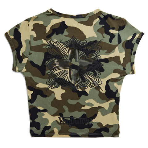Von Dutch Camo Classic Chopper Baby Tee