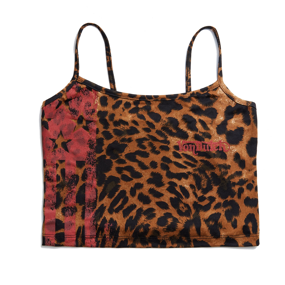 Von Dutch Cheetah Racing Spaghetti Top