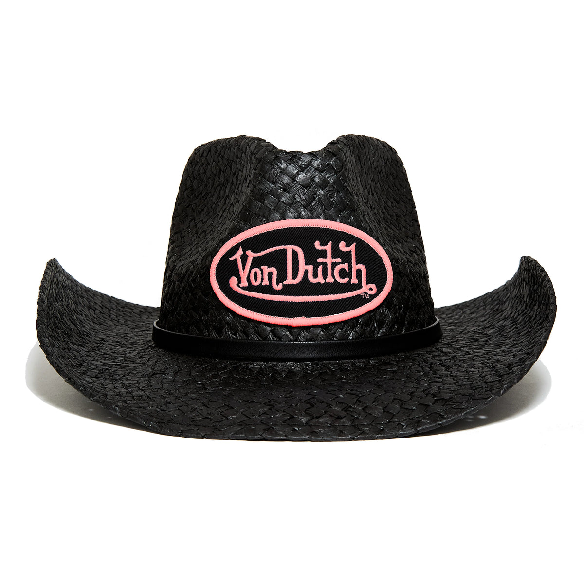 Von Dutch Black & Pink Classic Cowboy Hat
