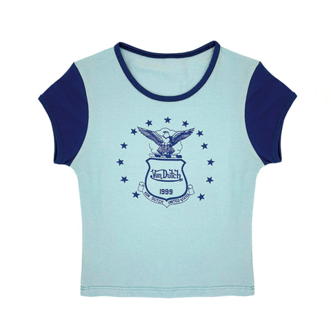 Von Dutch 99 Baby Tee - Light Blue
