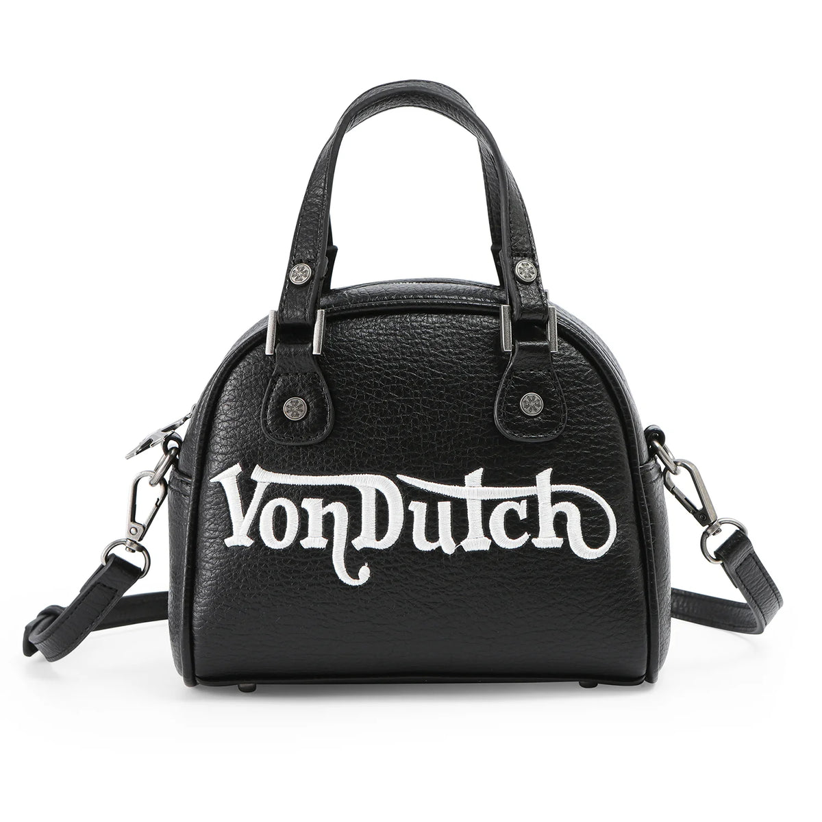 Von Dutch Chopper Cross Bowling Bag - Black & White