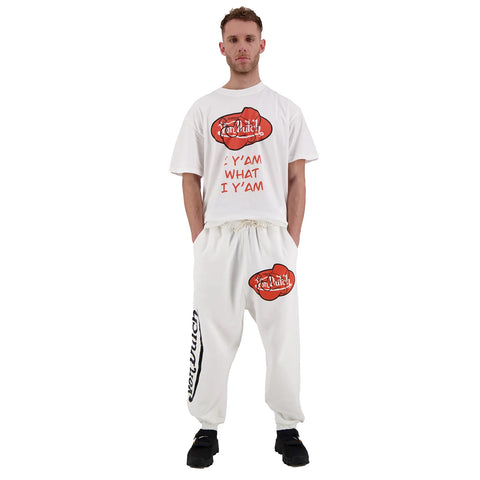 Von Dutch x Popeye Oval Joggers - White