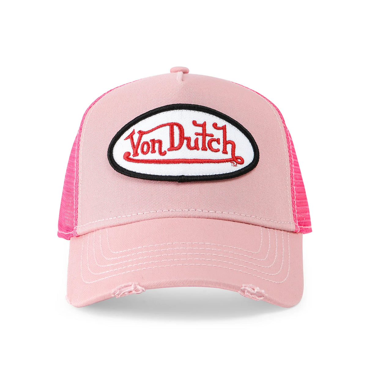 Von Dutch Distressed Dirty Pink Trucker Hat