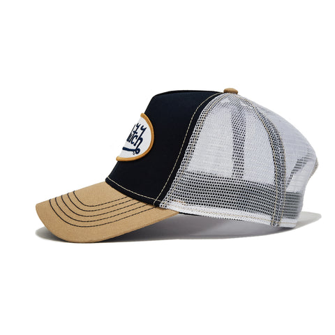 Von Dutch Navy with Tan Trucker Hat