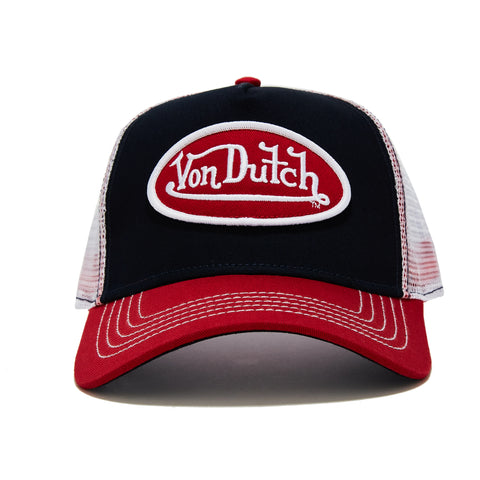 Von Dutch Navy with Red Trucker Hat
