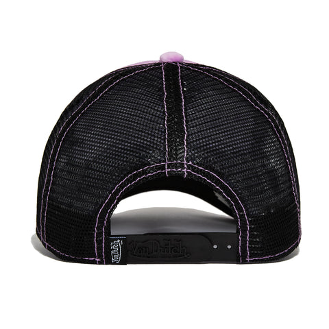 Von Dutch Plum Dust Velvet Trucker Hat