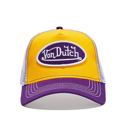 Von Dutch Purple Gold Trucker Hat