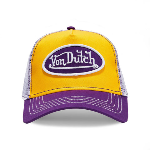 Von Dutch Purple Gold Trucker Hat