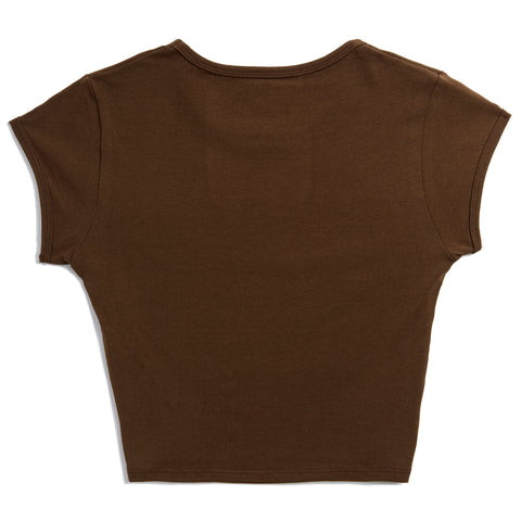 Von Dutch Brown Retro Baby Tee