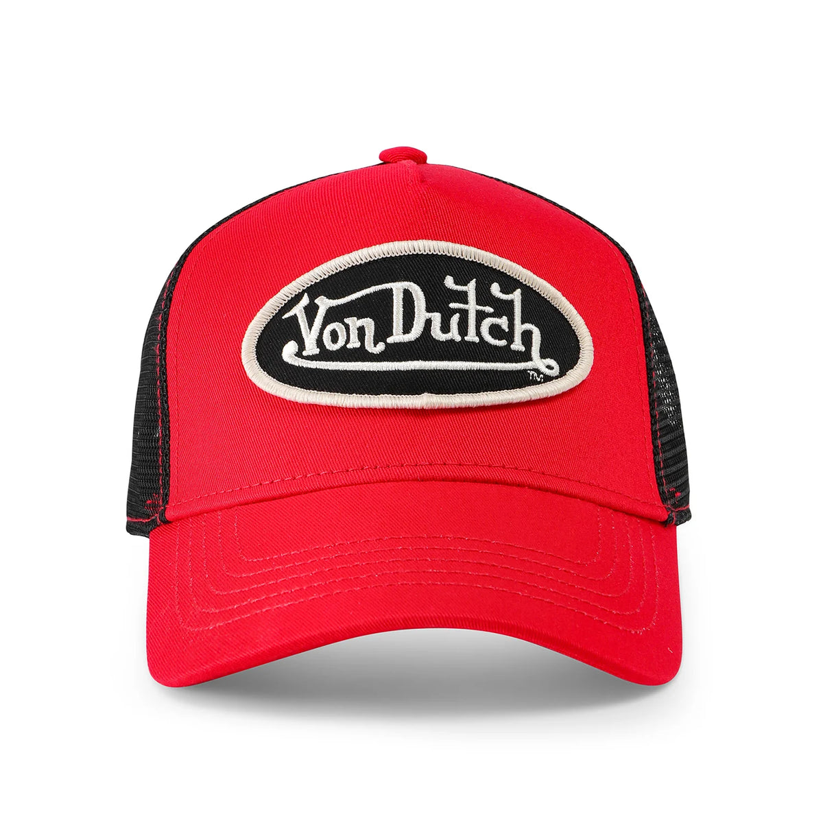 Von Dutch Red, Off-White & Black Trucker Hat