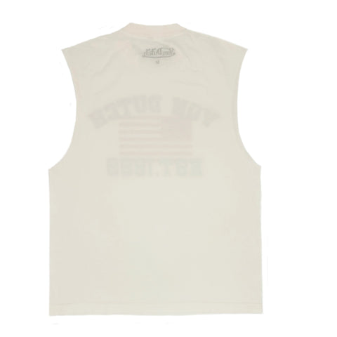 Von Dutch White USA Sleeveless Tee