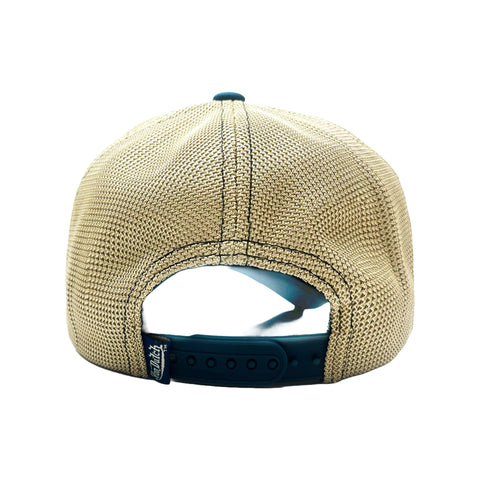 Von Dutch Teal & Black Terry Logo Classic Trucker Hat