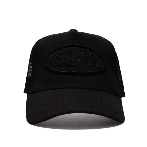 Von Dutch Triple Black Trucker Hat
