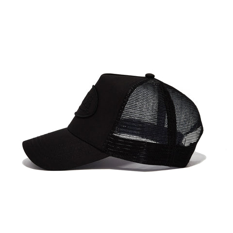 Von Dutch Triple Black Trucker Hat