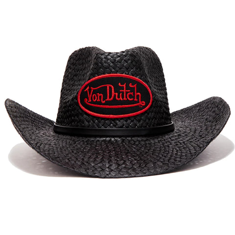 Von Dutch Black & Red Classic Cowboy Hat