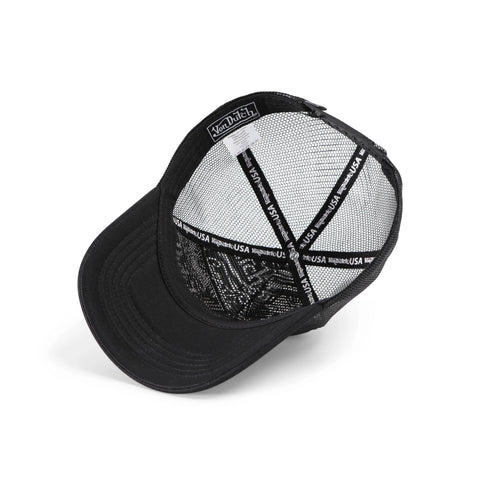 Von Dutch Foam Chopper Trucker Hat - Black & White