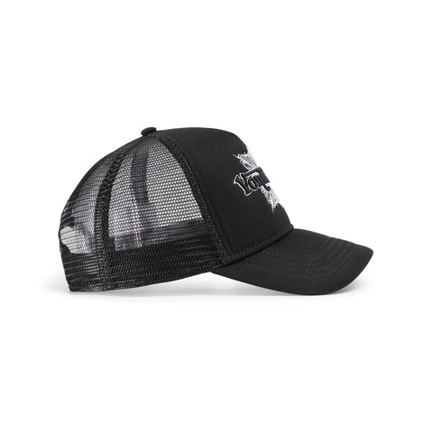 Von Dutch Foam Chopper Trucker Hat - Black & White