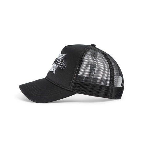 Von Dutch Foam Chopper Trucker Hat - Black & White