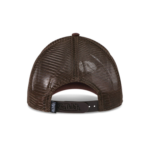 Von Dutch Foam Chopper Trucker Hat - Brown