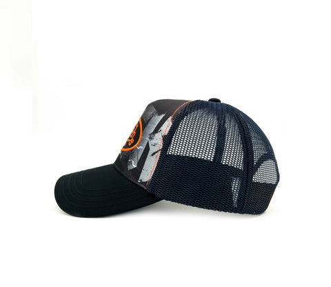 Von Dutch Trucker Hat - Sublimation Navy / Orange