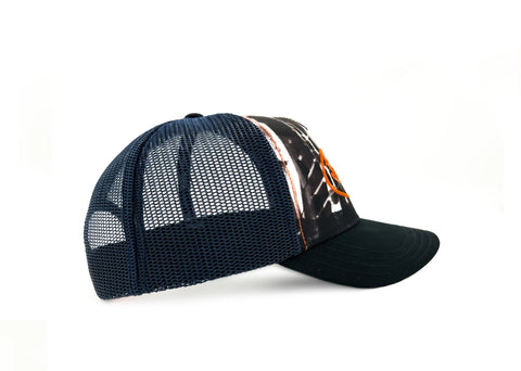 Von Dutch Trucker Hat - Sublimation Navy / Orange