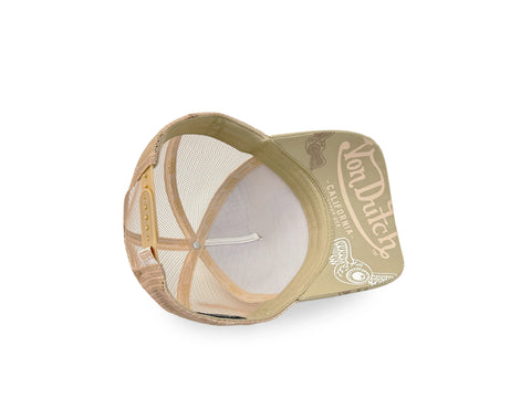 Von Dutch Trucker Hat - Cafe & White