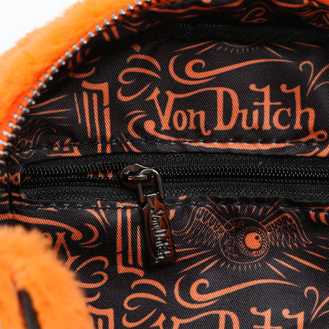 Von Dutch Orange Furry Bowling Bag
