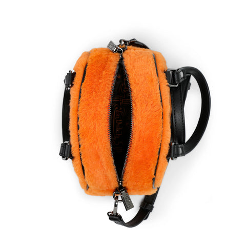 Von Dutch Orange Furry Bowling Bag