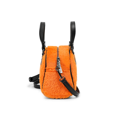 Von Dutch Orange Furry Bowling Bag
