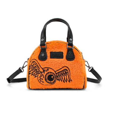 Von Dutch Orange Furry Bowling Bag