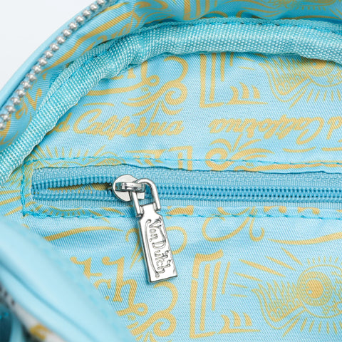 Von Dutch Plaid & Blue Bowling Bag