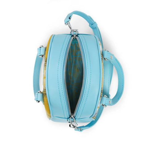 Von Dutch Plaid & Blue Bowling Bag