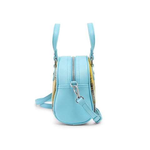 Von Dutch Plaid & Blue Bowling Bag