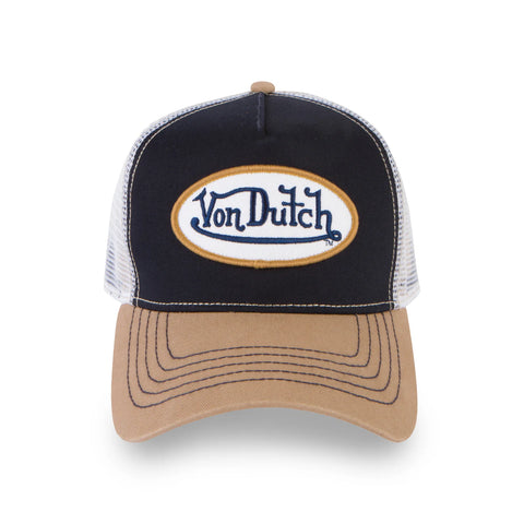 Von Dutch Navy with Tan Trucker Hat