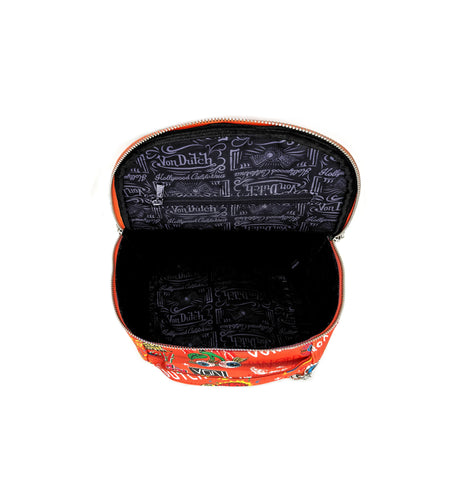 Von Dutch Small Orange Jax Backpack