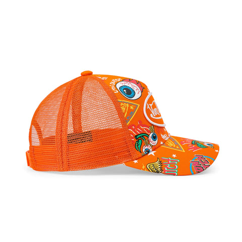 Von Dutch Kids Classic Trucker Hat - Orange