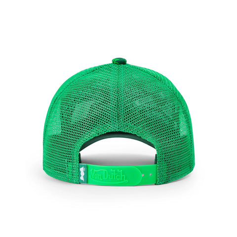Von Dutch Kids Classic Trucker Hat - Green ISPY Flying Eye