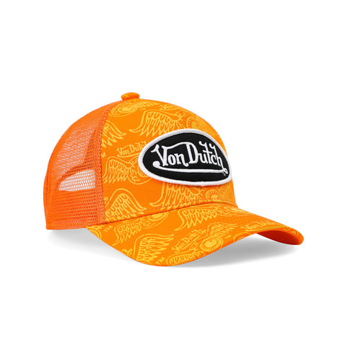 Von Dutch Kids Classic Trucker Hat - Orange ISPY
