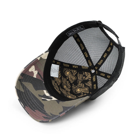 Von Dutch Kids Classic Trucker Hat - Brown Rambo