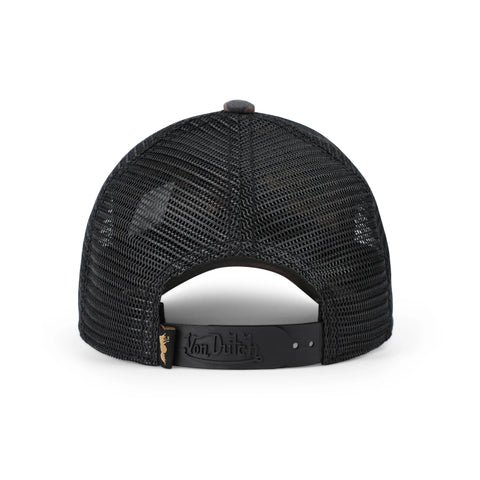 Von Dutch Kids Classic Trucker Hat - Brown Rambo