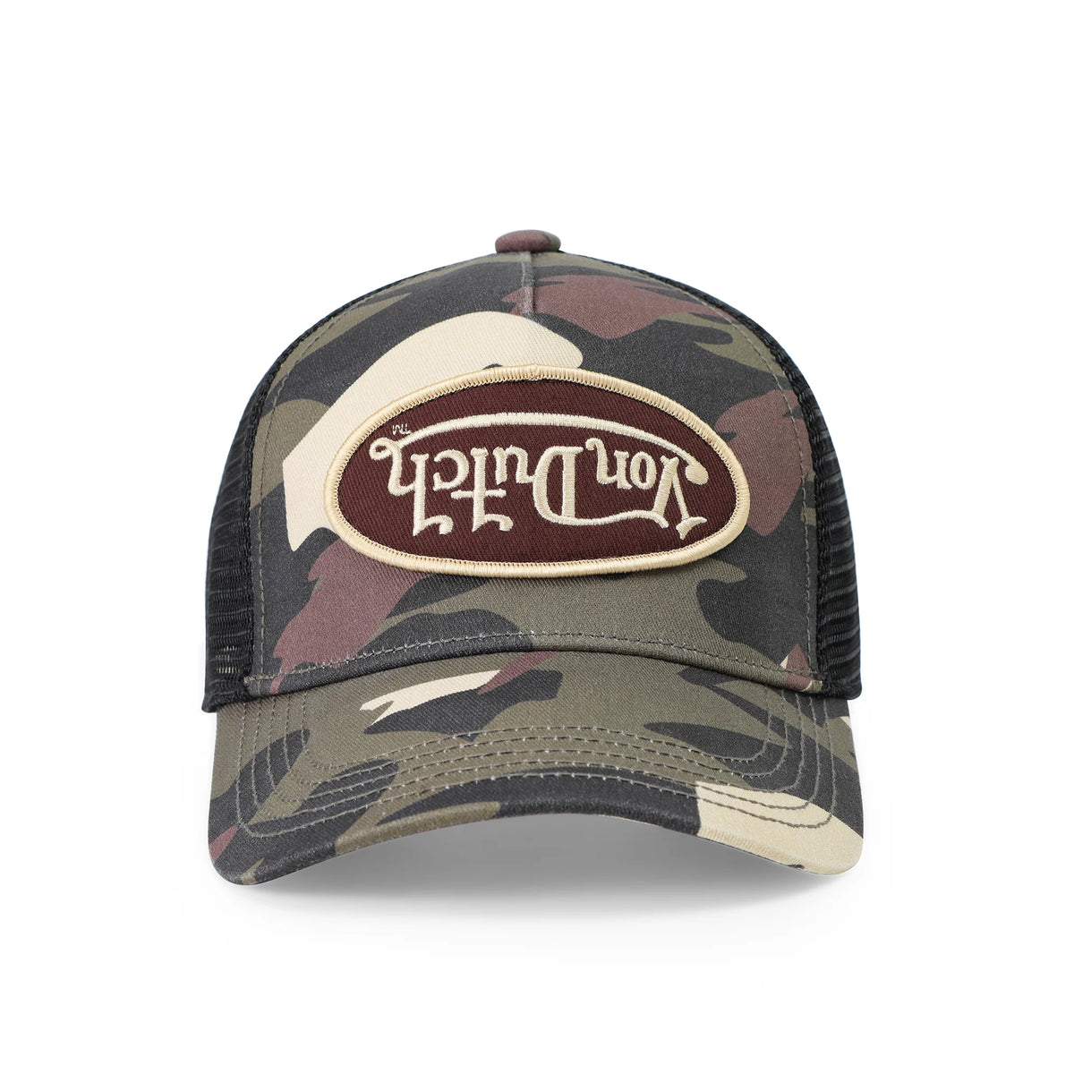 Von Dutch Kids Classic Trucker Hat - Brown Rambo