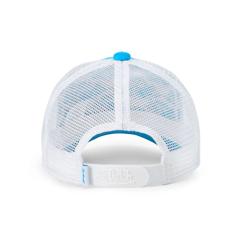 Von Dutch Kids Velvet Trucker Hat -  Blue Crush