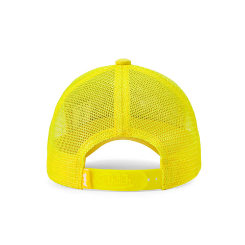 Von Dutch Kids Classic Trucker Hat - Yellow Lemon