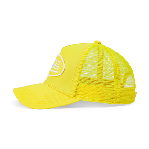 Von Dutch Kids Classic Trucker Hat - Yellow Lemon