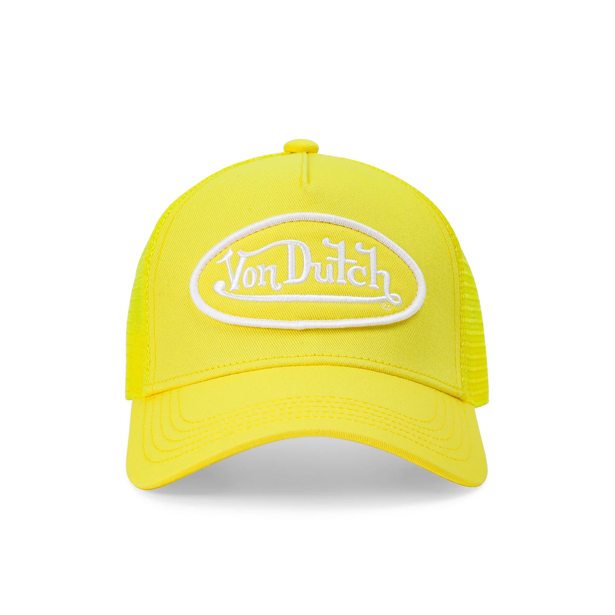 Von Dutch Kids Classic Trucker Hat - Yellow Lemon