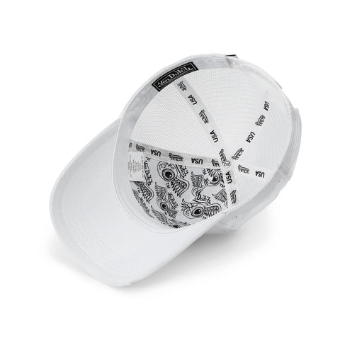 Von Dutch Kids Classic Trucker Hat - White & Black