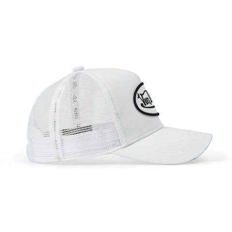 Von Dutch Kids Classic Trucker Hat - White & Black