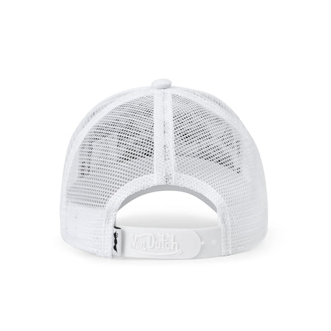 Von Dutch Kids Classic Trucker Hat - White & Black